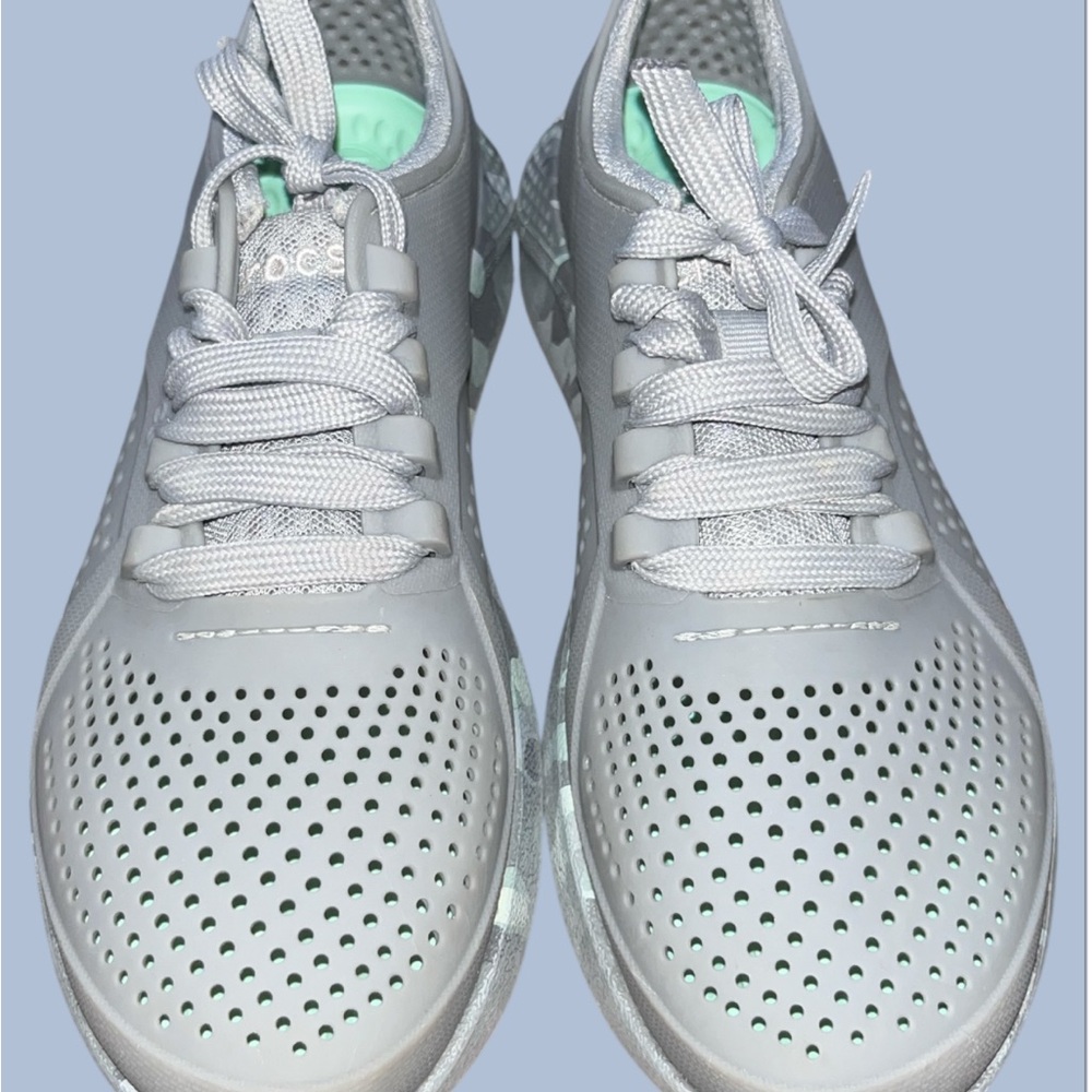 CROCS Women's Light Gray Sneakers